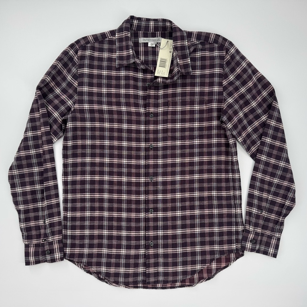 Outerknown Highline Long Sleeve Linen Cotton Blend Shirt Size Small NWT